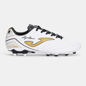 Zapatillas Futbol Aguila 2502 FG Blanco Oro