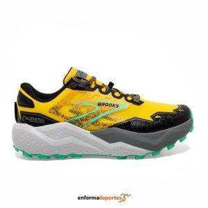 ZAPATILLA HOMBRE BROOKS CALDERA 7 | LEMON CHROME/BLACK/SEDONA