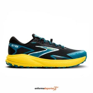 ZAPATILLA HOMBRE BROOKS DIVIDE 5 | BLACK/CELESTIAL/QUINCE