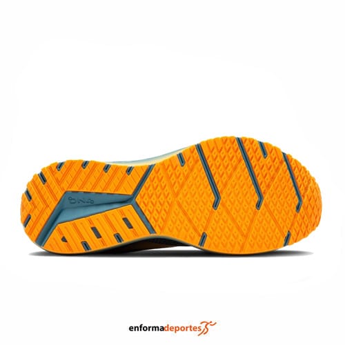 ZAPATILLA HOMBRE BROOKS REVEL 7 | STORM BLUE/BLACK/ORANGE P - Imagen 4
