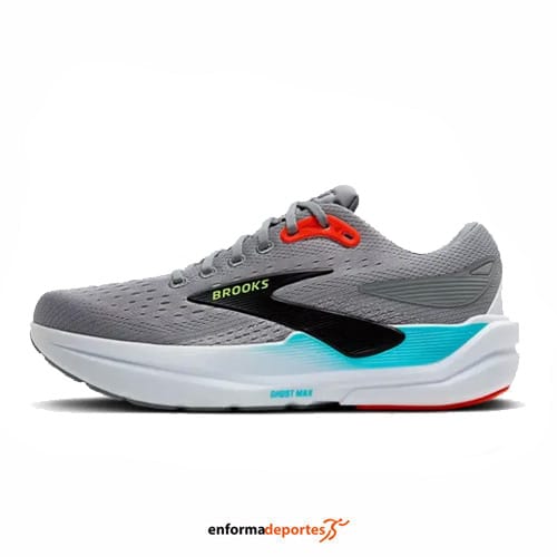 Zapatilla hombre Brooks Ghost Max 3 | PRIMER GREY/ANTARCTICA/RE - Imagen 3