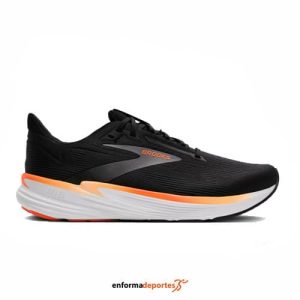 Zapatilla hombre Brooks Revel 8 | BLACK/EXCALIBUR/ORANGE