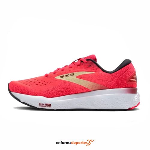 ZAPATILLA MUJER BROOKS GHOST 16 | PINK/SUNDRIED TOMATO/CREA - Imagen 3