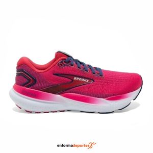 ZAPATILLA MUJER BROOKS GLYCERIN 21 | RASPBERRY/ESTATE BLUE