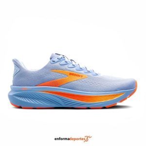 Zapatilla mujer Brooks Ghost 17 | BLUE HERON/WHITE/ORANGE