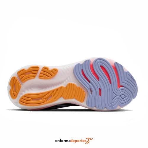 Zapatilla mujer Brooks Glycerin 22 | BLACK/BLUE HERON/ORANGE - Imagen 4
