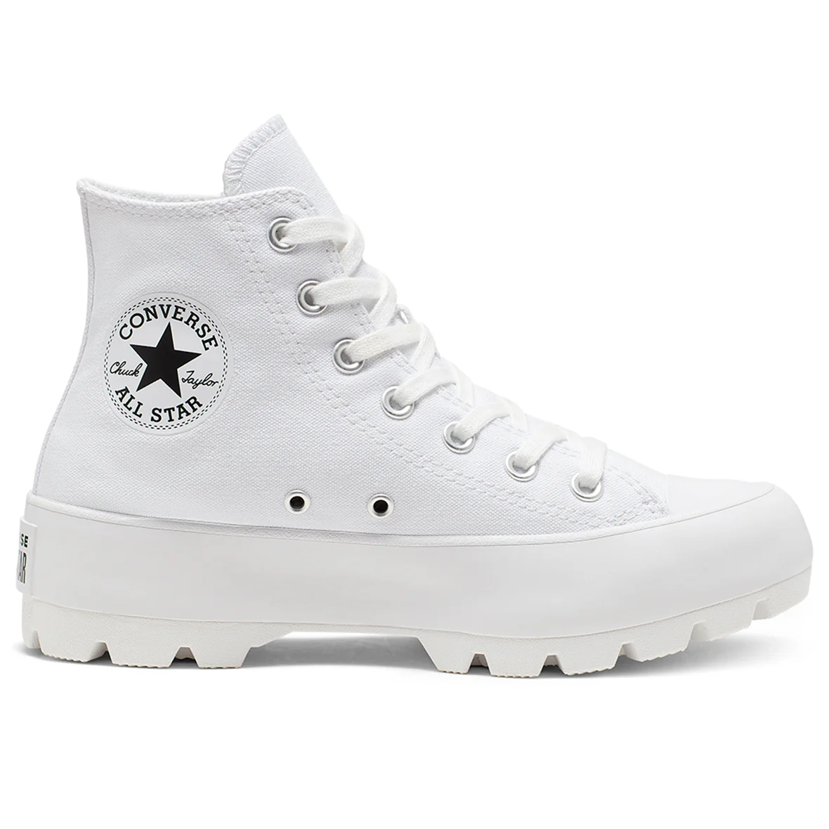 CONVERSE CHUCK TAYLOR LUGGED HI PARA DAMA COLOR BLANCO - Imagen 2