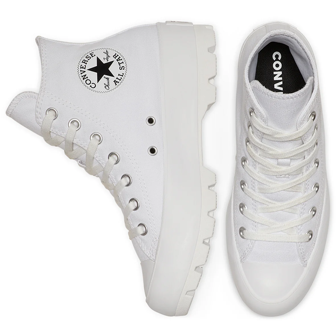 CONVERSE CHUCK TAYLOR LUGGED HI PARA DAMA COLOR BLANCO - Imagen 5