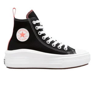 CONVERSE CHUCK TAYLOR MOVE HI PARA DAMA COLOR NEGRO CORAL