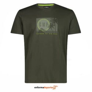 Camiseta Hombre Campagnolo | OILGREEN-MELA