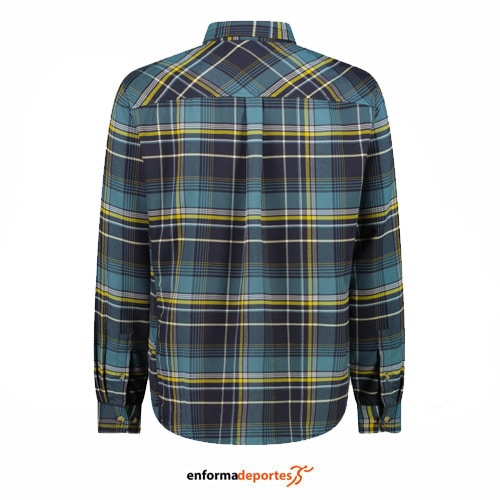 Camisa Hombre Campagnolo | ANTRACITE-GOLD GREEN-NILO - Imagen 3