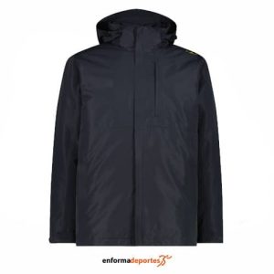 Chaqueta Hombre Campagnolo Zip Hood Detechable Inn | ANTRACITE