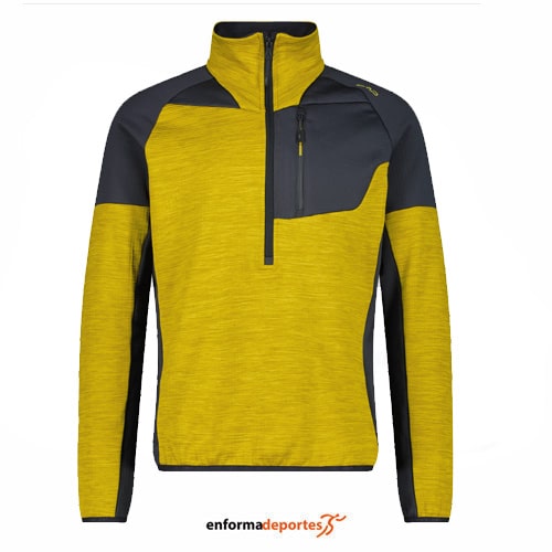 Polar Hombre Campagnolo Sweat | GOLD GREEN MEL.