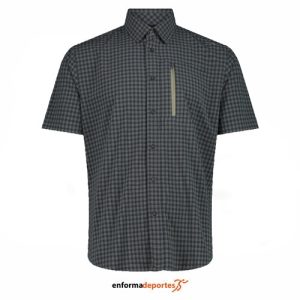 Camisa hombre Campagnolo | ANTRACITE-SAGE