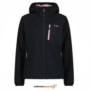Chaqueta mujer Campagnolo Fix Hood | NERO-ANTRACITE