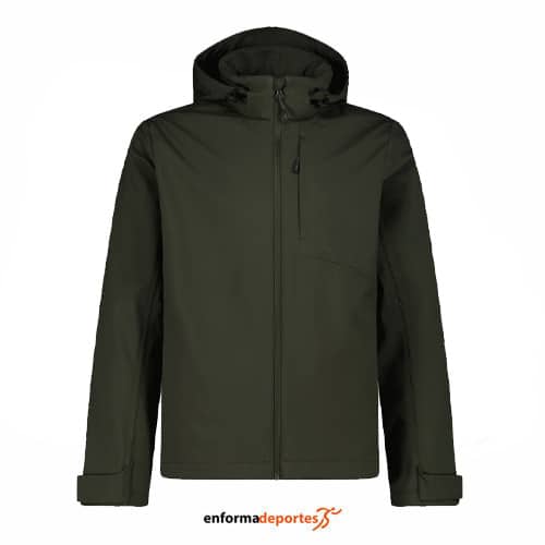 Softshell Hombre Campagnolo Zip Hood | FOREST - Imagen 2