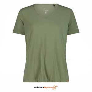 Camiseta Mujer Campagnolo | VERDE OLIVA