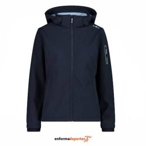 SOFTSHELL MUJER CAMPAGNOLO ZIP HOOD | B. BLUE-SKYLIGHT