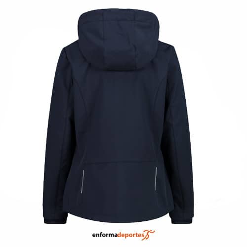 SOFTSHELL MUJER CAMPAGNOLO ZIP HOOD | B. BLUE-SKYLIGHT - Imagen 3