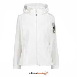 CHAQUETA MUJER CAMPGNOLO ZIP HOOD | BIANCO-STONE