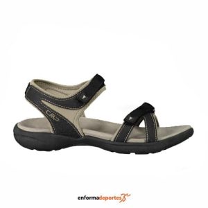 SANDALIAS MUJER CAMPAGNOLO ADIB | NERO-SAND