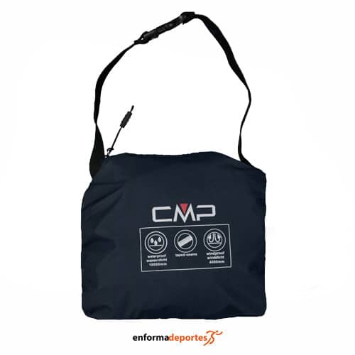 Pantalón Hombre Campagnolo Pant Rain Whit Full Lenght Side Zips | BLACK BLUE - Imagen 4