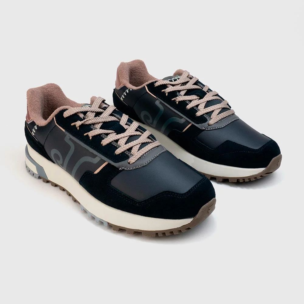 Zapatillas Casuales C.Areia Lady 2503 Marino Rosa - Imagen 3