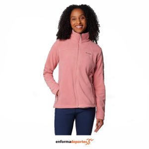 FORRO POLAR MUJER COLUMBIA FAST TREK II JACKET | PINK AGAVE