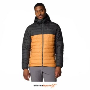 CHAQUETA HOMBRE COLUMBIA POWDER LITE II HOODED | SUNSTONE, SHARK
