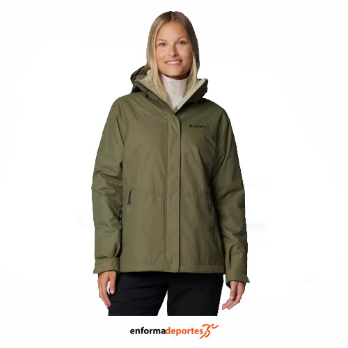 CHAQUETA MUJER COLUMBIA BUGABOO III FLEECE INTERCHANGE | STONE GREEN - Imagen 2