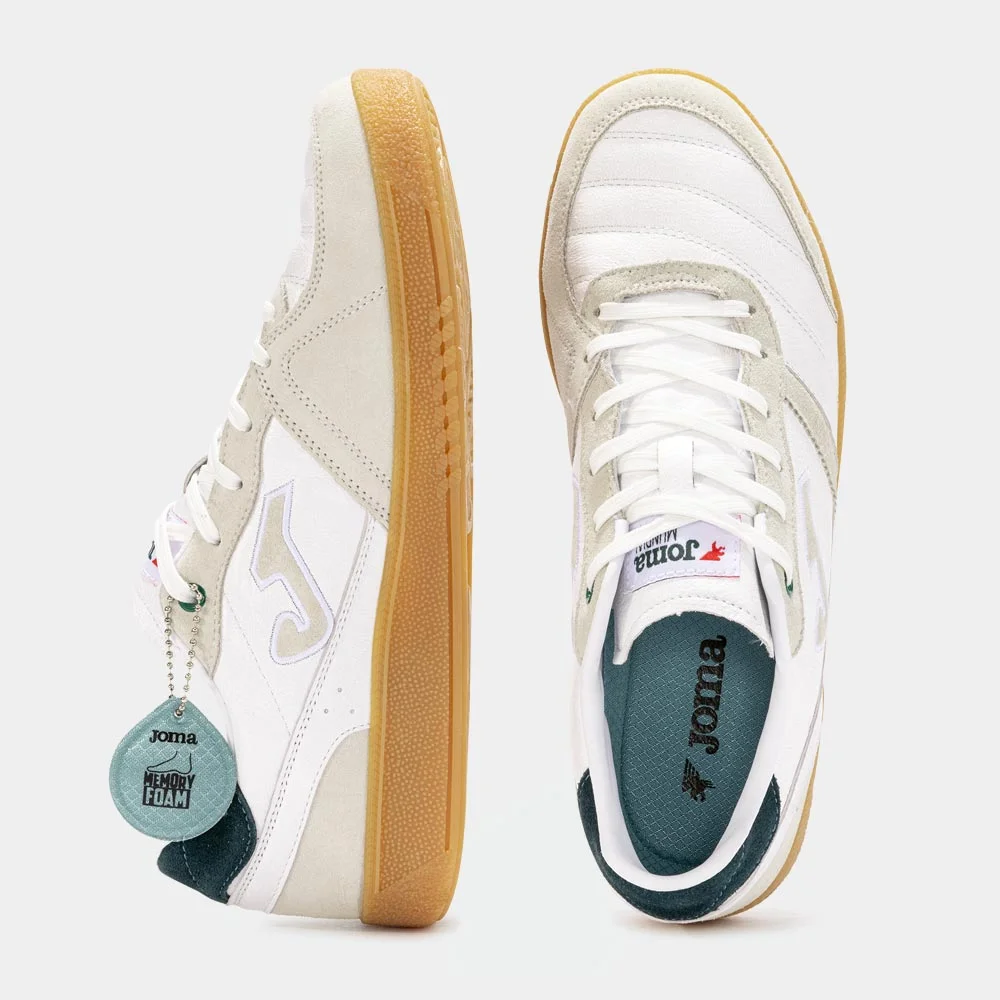 Zapatillas Casual C. Mundial Men 2522 Blanco Azul - Imagen 5