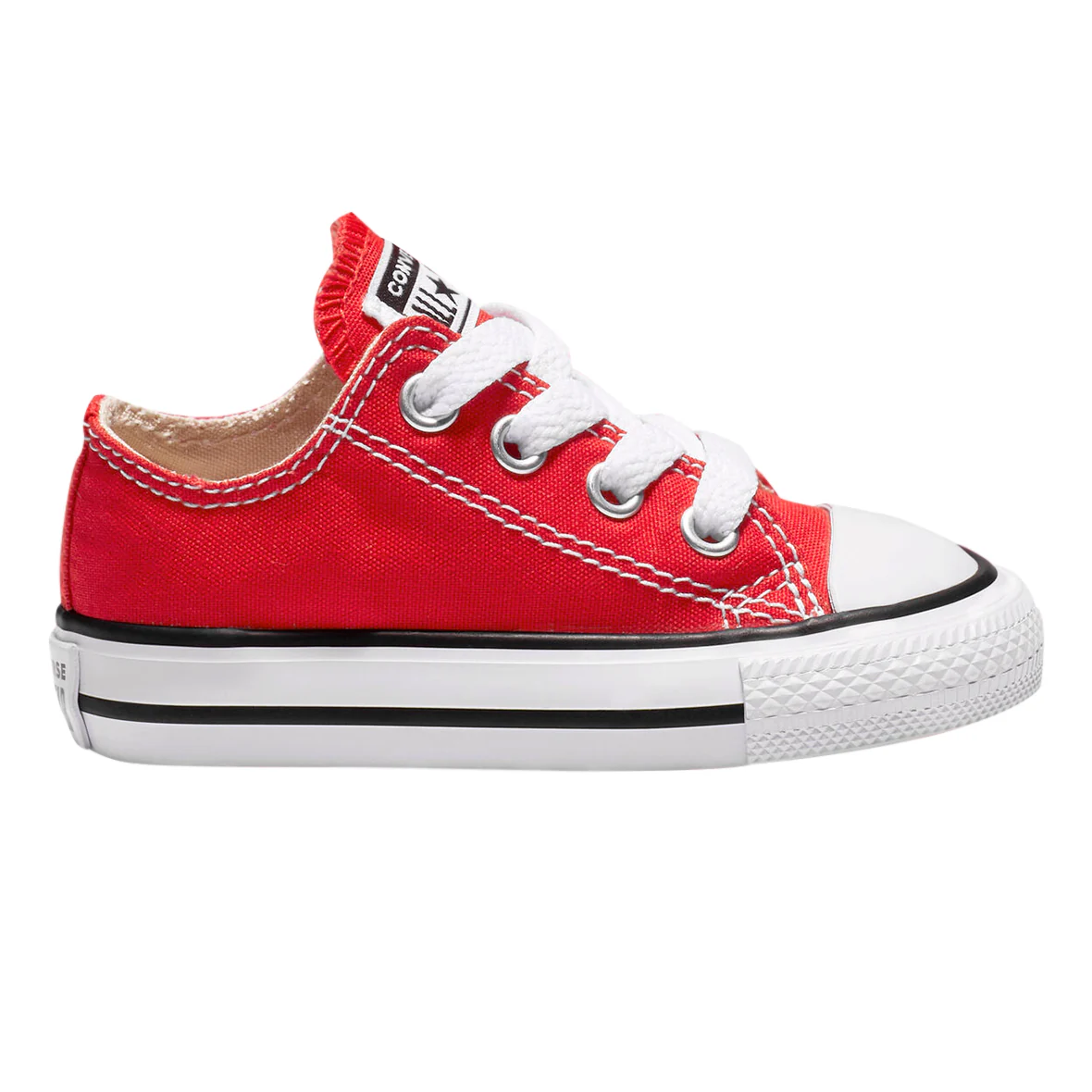 CONVERSE CHUCK TAYLOR ALL STAR OX INFANTIL COLOR ROJO - Imagen 2