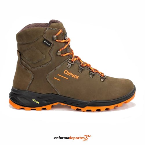 BOTA HOMBRE CHIRUCA GAME HI VIS 08 GORE-TEX | VERDE / NARANJA - Imagen 2