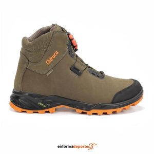 BOTA HOMBRE CHIRUCA ALANO FORCE BOA HI VIS 08 GORE-TEX | VERDE
