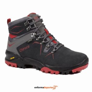 BOTA HOMBRE CHIRUCA WUSTAN 09  GORE-TEX | GRIS-ROJO
