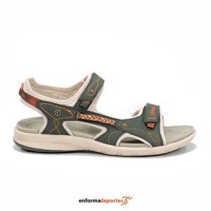 Sandalias mujer Chiruca Mojacar 01 | VERDE / NARANJA