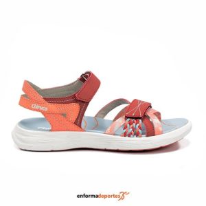 Sandalias mujer Chiruca Barbate 08 | BURDEOS / CORAL
