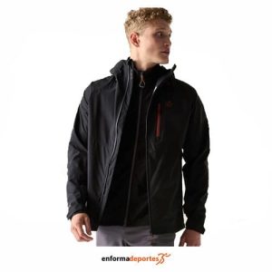 Chaqueta Hombre Dare2b Torrek Breath Out | BLACK/ARBIAN