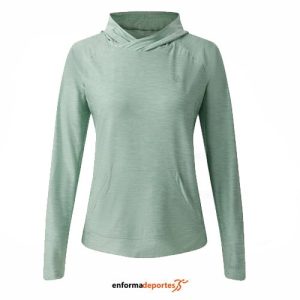 Sudadera Mujer Dare2b Sprint City Hoodie | GLACIERGREEN