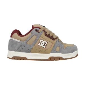 TENIS DC SHOES STAG PARA CABALLERO COLOR BEIGE VINO