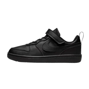 TENIS NIKE COURT BOROUGH PARA NIÑO COLOR NEGRO MONOCROMO