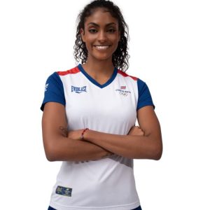 Camiseta Mujer Blanca Comité Olímpico Costa Rica París 2024 Everlast