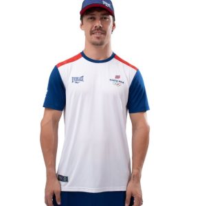 Camiseta Hombre Blanca Comité Olímpico Costa Rica París 2024 Everlast