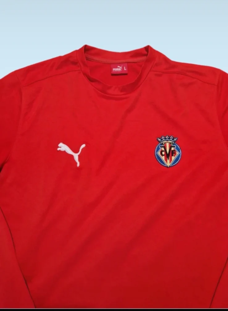 Sudadera oficial entrenamiento Puma Villarreal 2005-07 L - Imagen 3