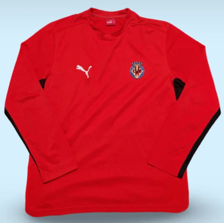 Sudadera oficial entrenamiento Puma Villarreal 2005-07 L - Imagen 4