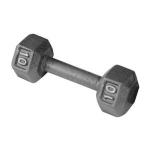 Mancuerna hexagonal hierro esmaltado (und)