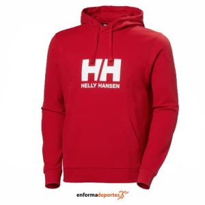 SUDADERA HOMBRE HELLY HANSEN LOGO HOODIE 2.0 | RED