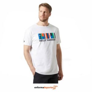 CAMISETA HOMBRE HELLY HANSEN SHORELINE 2.0 | WHITE