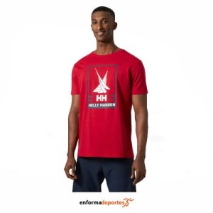 CAMISETA HOMBRE HELLY HANSEN SHORELINE 2.0 | RED