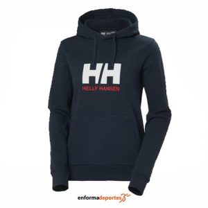 Sudadera mujer Helly Hansen Logo Hoodie | NAVY